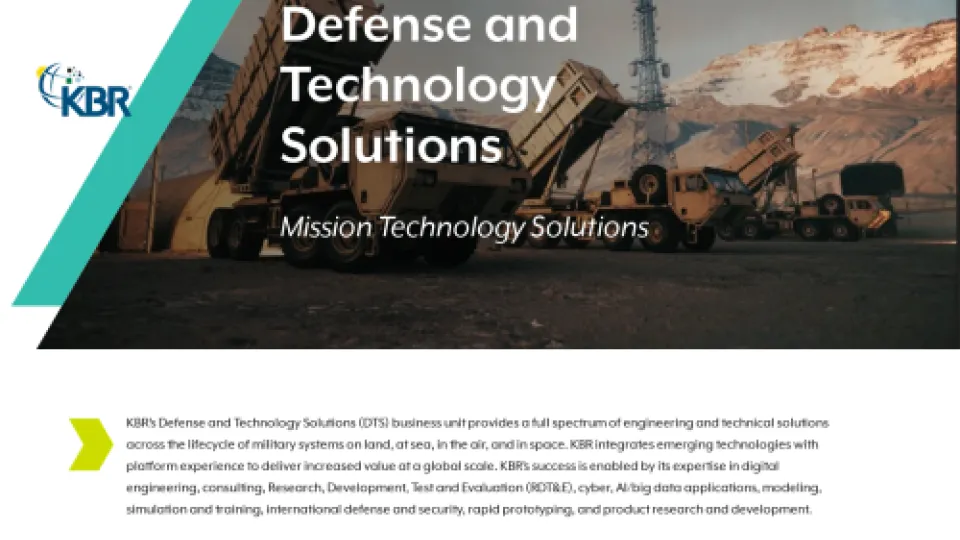 Defense and Technology Solutions
